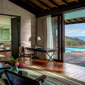 Four Seasons Resort Seychelles - Luxury Seychelles Honeymoon packages - Hilltop ocean view villa