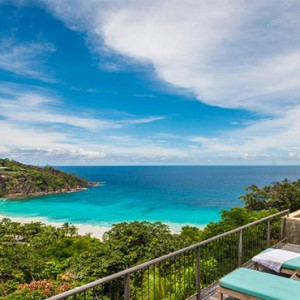 Four Seasons Resort Seychelles - Luxury Seychelles Honeymoon packages - Hilltop ocean view villa terrace1