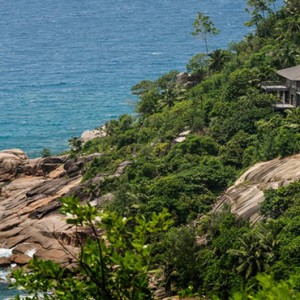 Four Seasons Resort Seychelles - Luxury Seychelles Honeymoon packages - aerial view