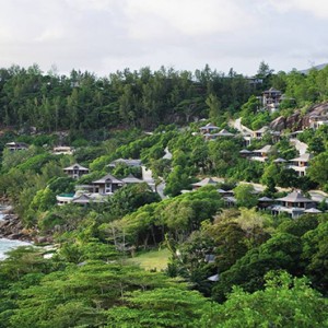 Four Seasons Resort Seychelles - Luxury Seychelles Honeymoon packages - aerial view