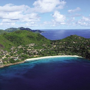 Four Seasons Resort Seychelles - Luxury Seychelles Honeymoon packages - aerial view1