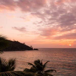 Four Seasons Resort Seychelles - Luxury Seychelles Honeymoon packages - sunset view