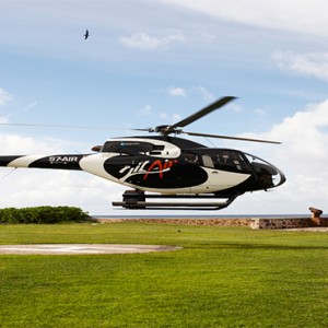 Fregate Island Private - Luxury Seychelles Honeymoon Packages - Helicopter