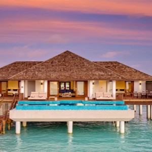 Hideaway Beach Resort and Spa - Luxury Maldives honeymoon packages - ocean villa pool