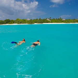 Hideaway Beach Resort and Spa - Luxury Maldives honeymoon packages - snorkeling