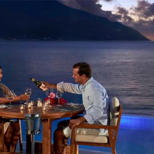 Hilton Seychelles Northolme Resort & Spa Luxury Seychelles Honeymoon Packages Romantic Dinner 2