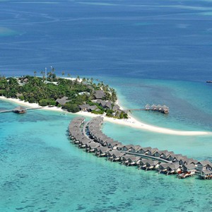 Loama Resort Maldives at Maamigili - Luxury Maldives Honeymoon packages - aerial view