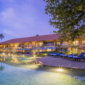 Pool At Night Anantara Kalutara Sri Lanka Honeymoons