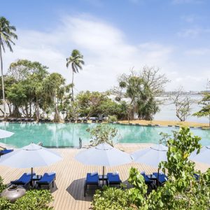 Pool With Lagoon View Anantara Kalutara Sri Lanka Honeymoons