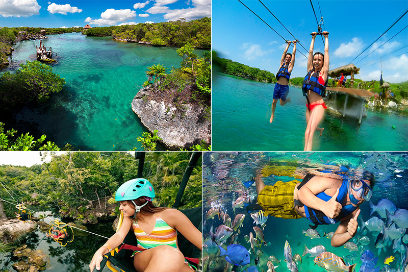 snorkelling in xel ha