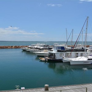 Anchorage Port Stephens - Luxury Australia Honeymoon packages - marina views1