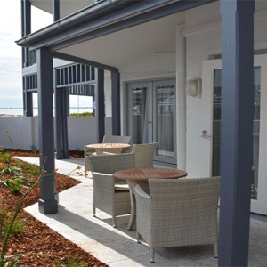 Anchorage Port Stephens - Luxury Australia Honeymoon packages - terrace view