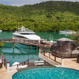 Capella Marigot Bay Resort and Spa - Luxury St Lucia honeymoon packages - yacht marina1