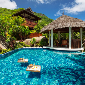 Dubai And Seychelles Multi Centre Honeymoon Packages Hilton Seychelles Labriz