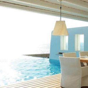 Greece Honeymoon Packages Cave Tagoo Mykonos Dining Pool