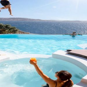 Greece Honeymoon Packages Cave Tagoo Mykonos Platinum Heart Villa 3 Bedroom With Pool 5