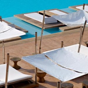 Greece Honeymoon Packages Cave Tagoo Mykonos Pool Cabanas