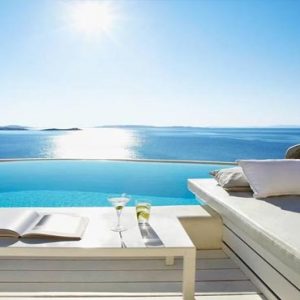 Greece Honeymoon Packages Cave Tagoo Mykonos Villa Pool