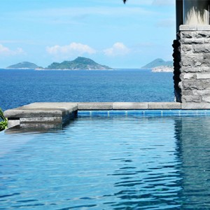 MAIA Luxury Resort and Spa - Luxury Seychelles Honeymoon Packages - Ocean Panoramic Villas pool view