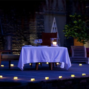 MAIA Luxury Resort and Spa - Luxury Seychelles Honeymoon Packages - candlelit dinner