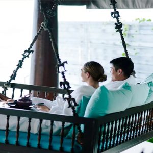 Maldives Honeymoon Packages Naladhu Private Island Maldives Spa Oceanfront Relaxation Deck