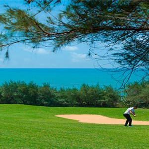 Shangri-La’s Hambantota Resort and Spa - Luxury Sri Lanka Honeymoon Packages - golf view