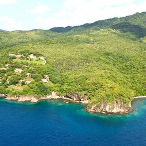 Ti Kaye Resort and Spa - Luxury St Lucia Honeymoon packages - aerial view1