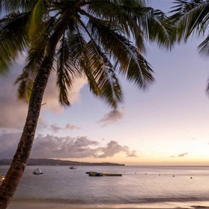 Windjammer Landing Villa Beach resort - Luxury Honeymoon St Lucia - ocean view at sunset