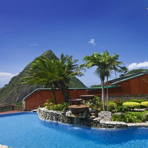 pool with a view - Ladera St Lucia - Luxury St Lucia Honeymoon