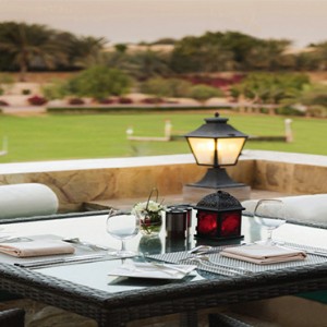 Dubai Honeymoon Packages Melia Desert Palm Dubai palm dining