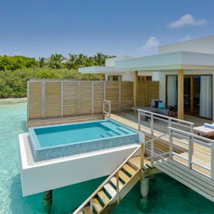 Lagoon Villa with Pool 4- Dhigali Maldives - Luxury Maldives Honeymoon Packages