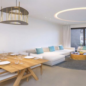 Nikki Beach Resort and Spa - Luxury Dubai Honeymoon Packages - Signature suite living area1