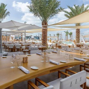 Nikki Beach Resort and Spa - Luxury Dubai Honeymoon Packages - restaurant