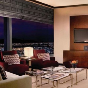One Bedroom Penthouse suite - Vdara Hotel and Spa - luxury las vegas honeymoon packages