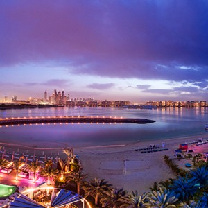Rixos The Palm Dubai - Luxury Dubai Honeymoon Packages - aerial view