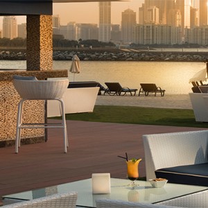 Rixos The Palm Dubai - Luxury Dubai Honeymoon Packages - sunset view
