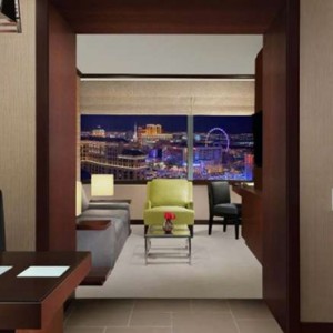 Studio Parlor Suite 2 - Vdara Hotel and Spa - luxury las vegas honeymoon packages