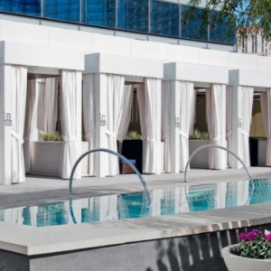 cabanas - Vdara Hotel and Spa - luxury las vegas honeymoon packages