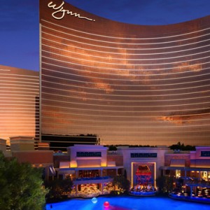 exterior - the wynn las vegas - luxury las vegas honeymoon packages