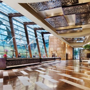 lobby - Aria resort and casino - luxury las vegas honeymoon packages