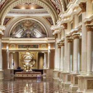 lobby - The Venetian Las Vegas - Luxury Las Vegas Honeymoon Packages