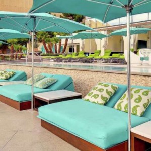 lounge 2 - Vdara Hotel and Spa - luxury las vegas honeymoon packages