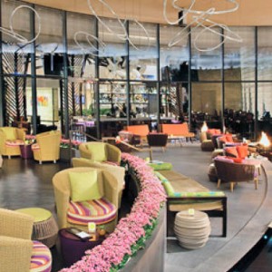 lounge - Vdara Hotel and Spa - luxury las vegas honeymoon packages