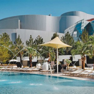 pool 3 - Aria resort and casino - luxury las vegas honeymoon packages