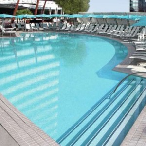 pools 4- Vdara Hotel and Spa - luxury las vegas honeymoon packages