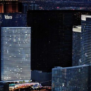 xterior - Vdara Hotel and Spa - luxury las vegas honeymoon packages