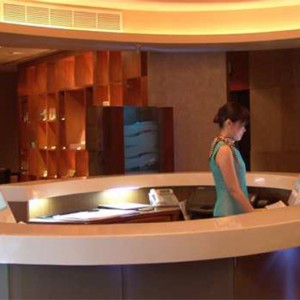 Conrad Bangkok - Luxury Bangkok Honeymoon Packages - spa reception