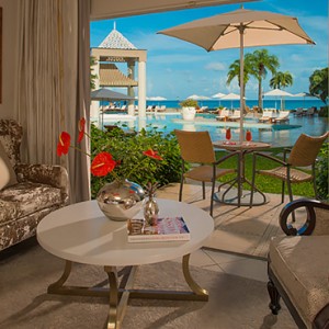 Emerald Oceanview Walkout Room - sandals regency la toc - luxury st lucia honeymoons