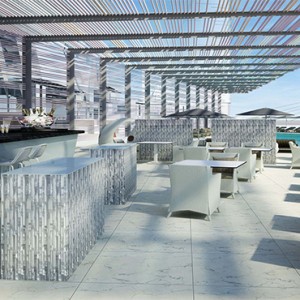 Four seasons Hotel Abu Dhabi at Al Maryah Island - Luxury Abu Dhabi honeymoon packages - rooftop bar