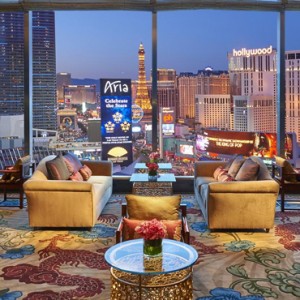 Lounge - Mandarin Oriental Las Vegas - Luxury Las Vegas Honeymoon Packages